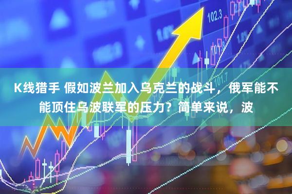 K线猎手 假如波兰加入乌克兰的战斗，俄军能不能顶住乌波联军的压力？简单来说，波