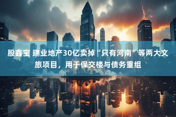 股鑫宝 建业地产30亿卖掉“只有河南”等两大文旅项目，用于保交楼与债务重组